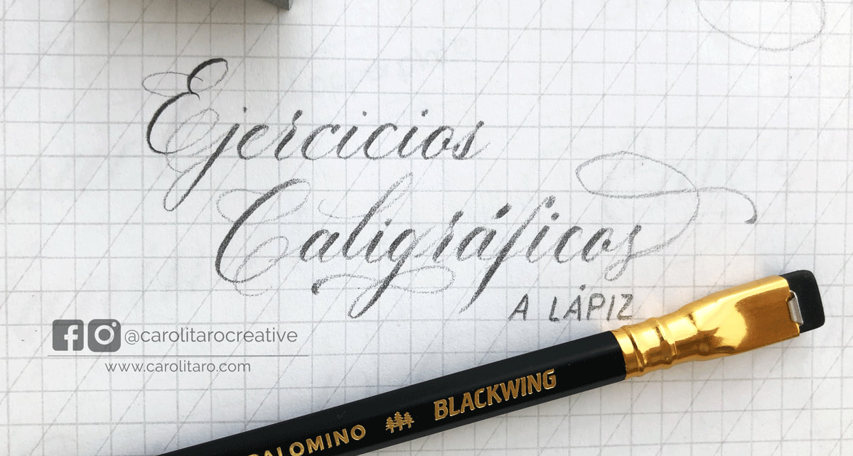 5 ejercicios de caligrafía que tienes que practicar desde ya
